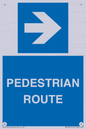 MR12815: PEDESTRIAN ROUTE - right arrow