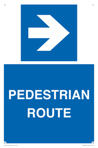 MR12815: PEDESTRIAN ROUTE - right arrow