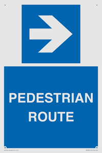 MR12815: PEDESTRIAN ROUTE - right arrow