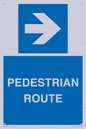 MR12815: PEDESTRIAN ROUTE - right arrow