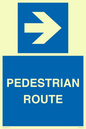 MR12815: PEDESTRIAN ROUTE - right arrow