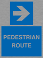 MR12815: PEDESTRIAN ROUTE - right arrow
