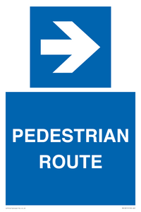 MR12815: PEDESTRIAN ROUTE - right arrow