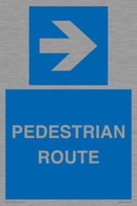 MR12815: PEDESTRIAN ROUTE - right arrow