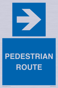 MR12815: PEDESTRIAN ROUTE - right arrow
