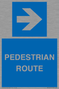 MR12815: PEDESTRIAN ROUTE - right arrow