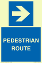 MR12815: PEDESTRIAN ROUTE - right arrow