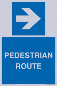 MR12815: PEDESTRIAN ROUTE - right arrow
