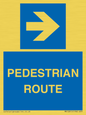 MR12815: PEDESTRIAN ROUTE - right arrow