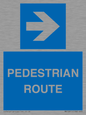 MR12815: PEDESTRIAN ROUTE - right arrow