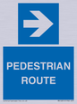 MR12815: PEDESTRIAN ROUTE - right arrow