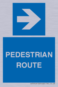 MR12815: PEDESTRIAN ROUTE - right arrow
