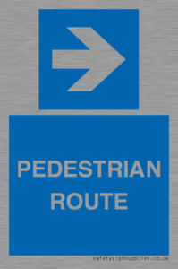 MR12815: PEDESTRIAN ROUTE - right arrow