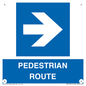 MR12815: PEDESTRIAN ROUTE - right arrow