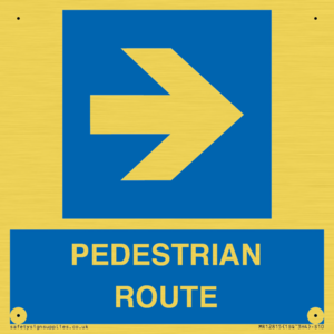 MR12815: PEDESTRIAN ROUTE - right arrow