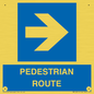 MR12815: PEDESTRIAN ROUTE - right arrow