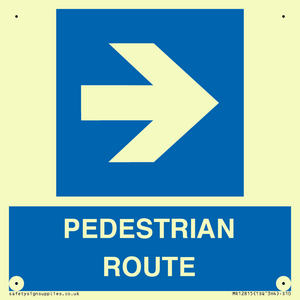 MR12815: PEDESTRIAN ROUTE - right arrow