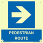 MR12815: PEDESTRIAN ROUTE - right arrow