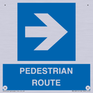 MR12815: PEDESTRIAN ROUTE - right arrow