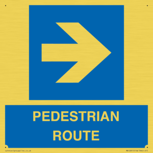 MR12815: PEDESTRIAN ROUTE - right arrow