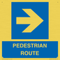 MR12815: PEDESTRIAN ROUTE - right arrow