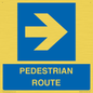 MR12815: PEDESTRIAN ROUTE - right arrow