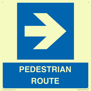 MR12815: PEDESTRIAN ROUTE - right arrow