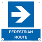 MR12815: PEDESTRIAN ROUTE - right arrow