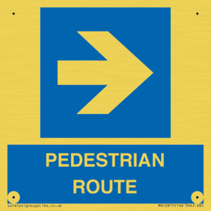 MR12815: PEDESTRIAN ROUTE - right arrow