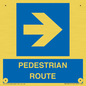 MR12815: PEDESTRIAN ROUTE - right arrow