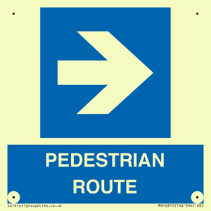 MR12815: PEDESTRIAN ROUTE - right arrow