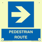 MR12815: PEDESTRIAN ROUTE - right arrow