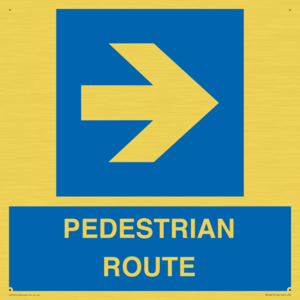 MR12815: PEDESTRIAN ROUTE - right arrow