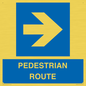 MR12815: PEDESTRIAN ROUTE - right arrow