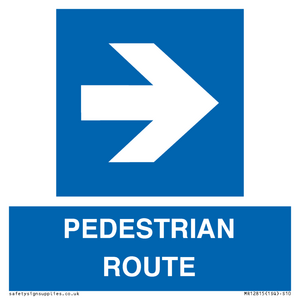 MR12815: PEDESTRIAN ROUTE - right arrow