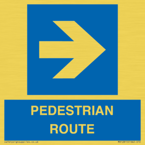 MR12815: PEDESTRIAN ROUTE - right arrow