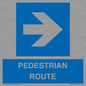 MR12815: PEDESTRIAN ROUTE - right arrow