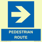 MR12815: PEDESTRIAN ROUTE - right arrow