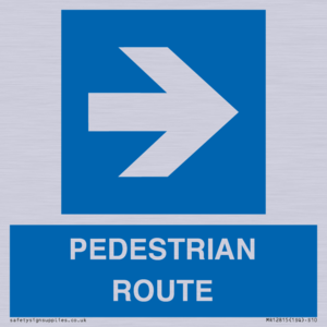 MR12815: PEDESTRIAN ROUTE - right arrow