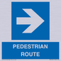 MR12815: PEDESTRIAN ROUTE - right arrow