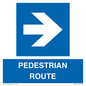 MR12815: PEDESTRIAN ROUTE - right arrow