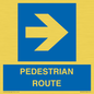 MR12815: PEDESTRIAN ROUTE - right arrow