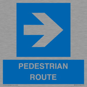 MR12815: PEDESTRIAN ROUTE - right arrow
