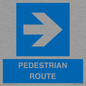 MR12815: PEDESTRIAN ROUTE - right arrow