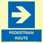 MR12815: PEDESTRIAN ROUTE - right arrow