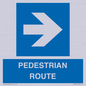 MR12815: PEDESTRIAN ROUTE - right arrow