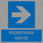 MR12815: PEDESTRIAN ROUTE - right arrow