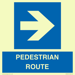MR12815: PEDESTRIAN ROUTE - right arrow