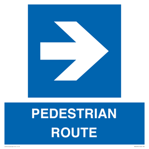 MR12815: PEDESTRIAN ROUTE - right arrow