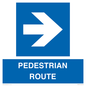 MR12815: PEDESTRIAN ROUTE - right arrow